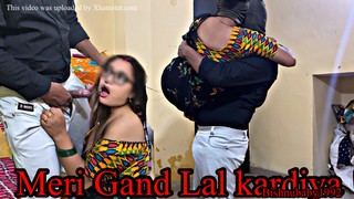 Shadi shuda gf Ai mere ghar Gand chodkar Lal kardiya 